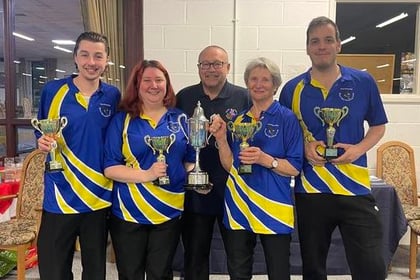 Diane from Colebrooke is an English Bowls Champion
