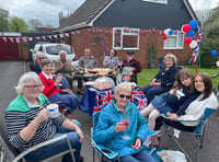 Coronation Street Party enjoyed in Meadow Gardens in Crediton