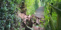 UPDATED: Partial wall collapse at Penton Lane in Crediton
