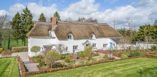 17th century thatched home for sale comes with its own "secluded" lake