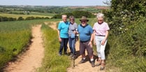 Posbury area venture for Crediton Walk and Talk group
