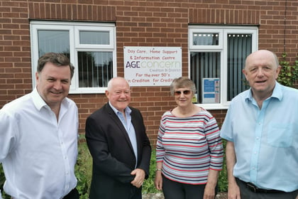 MP joins appeal for volunteers at Age Concern Crediton
