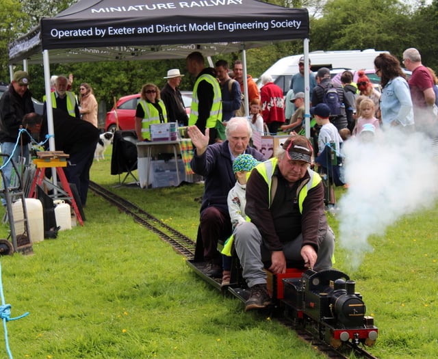 £3,598.76 raised for Devon Air Ambulance at Thorverton Gas Up
