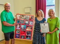 Nicky honoured for 30 years with Crediton Society CODS!