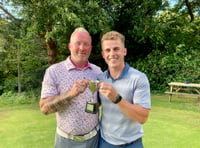 Okehampton Golf Club’s Lee and Billy won Two Castles Handicap