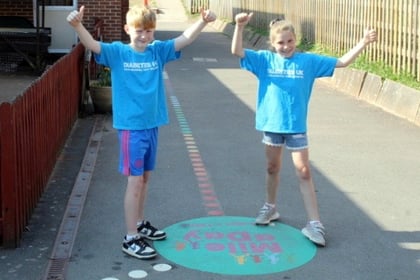 Crediton pupils celebrate Diabetes Awareness Day