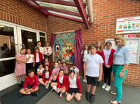 Mural unveiled at Hayward’s Primary School in Crediton