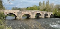 Bickleigh Bridge closed after road traffic collision
