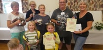 Hall full of colour for Cheriton Fitzpaine Garden Club Annual Show
