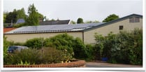 Sandford Parish Hall switches to solar power
