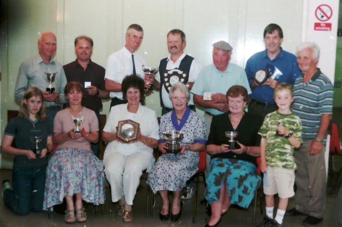 Sandford Flower Show presentation, pictured in August 2000.  DSC01023