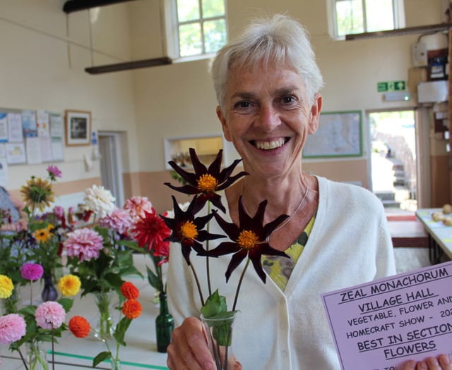 Good entries at Zeal Monachorum Vegetable, Flower and Handicraft Show
