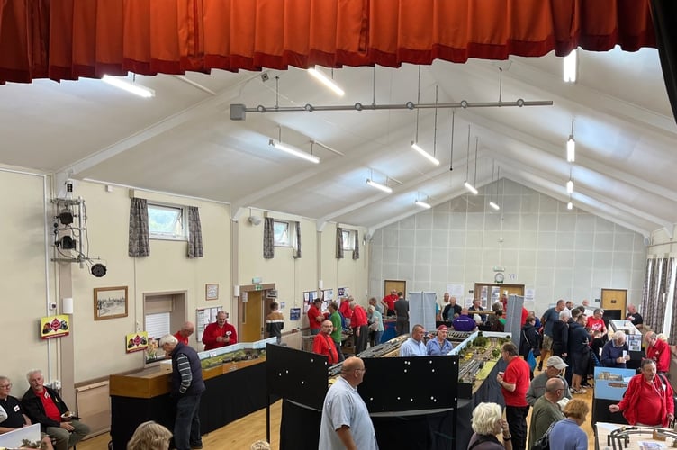 At Culm Valley Model Railway Club's annual show.