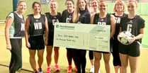 Exeter netball team shoot and score in funding bid
