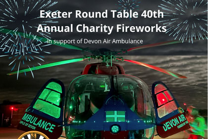 A Firework Display to 'The Greatest Showman' for Devon Air Ambulance
