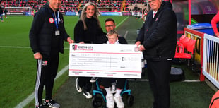 Exeter City FC event raises thousands for Pete and his family
