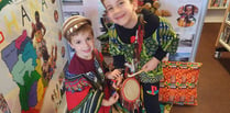 Children enjoyed Africa event at Crediton Library
