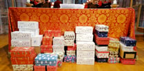 57 filled shoeboxes leave Crediton for needy in Eastern Europe
