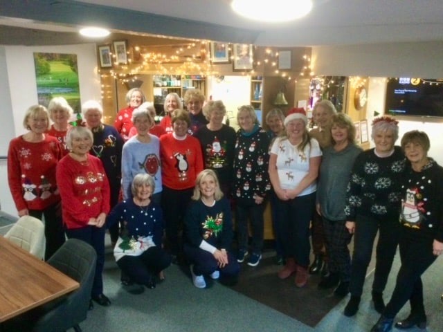 Various trophies presented to Ladies at Downes Crediton Golf Club