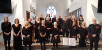 Crediton Singers Concert raised £300 for Prostate Cancer Research
