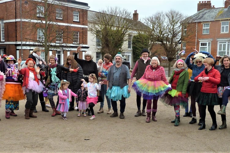 At the TuTu day in Crediton last year.
