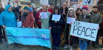 Gaza peace rally in Exeter