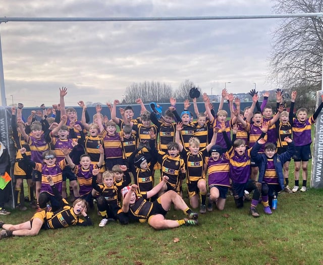 Crediton RFC Under 12’s ’International' Youth Rugby Match
