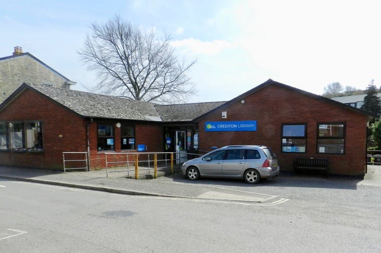 Crediton Library.
                  