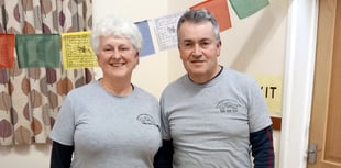 Cheriton Fitzpaine duo trekked in Himalayas for local community shop
