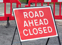 Emergency road closure between Kennerleigh and Sandford