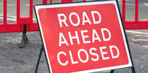 Crediton roads to be shut in September