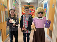 Bow Community Primary School dressed up for World Book Day
