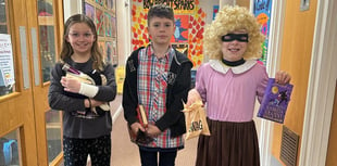 Bow Community Primary School dressed up for World Book Day
