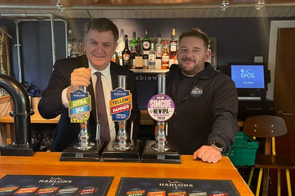 Local MP champions small business during visit to Devon brewery