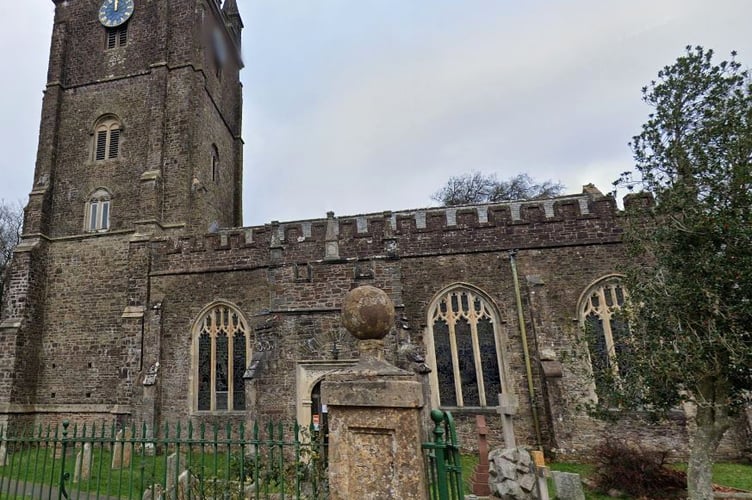 Saint John the Baptist Church in Witheridge. Image courtesy: Google Street View