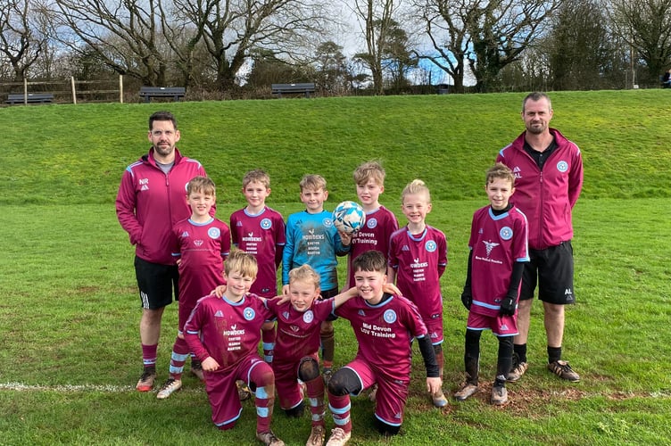 Copplestone Panthers U9s.
