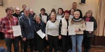 Sandford residents presented with awards for their service
