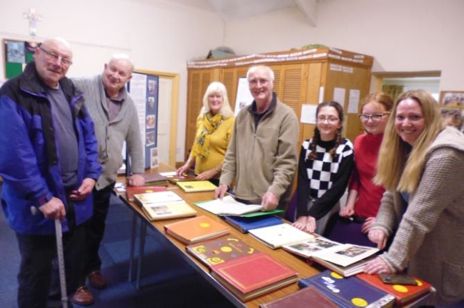 Exhibition opening ceremony Cheriton Fitzpaine Methodist Church