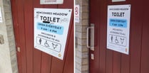 Council shuts Crediton loo after door handle torn off