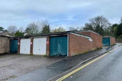 Plans lodged to demolish Crediton garages for new council homes