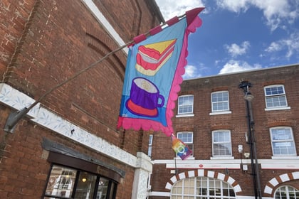 Yearly flag display brightens up Crediton 