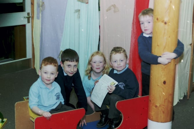 February 2001 Children who attended Sandford School's Sunflower After School Club DSC00027