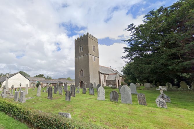 St Bartholomew’s Church at Nymet Tracey near Bow