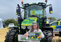 Eloise names police tractor ‘Inspector Moors’
