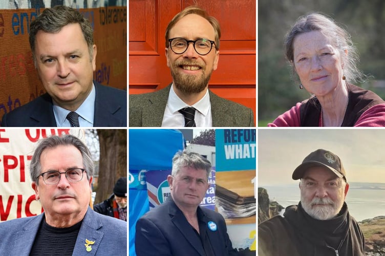 Central Devon 2024 general election candidates