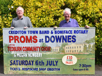 Charity concert Proms at Downes to be held in Crediton