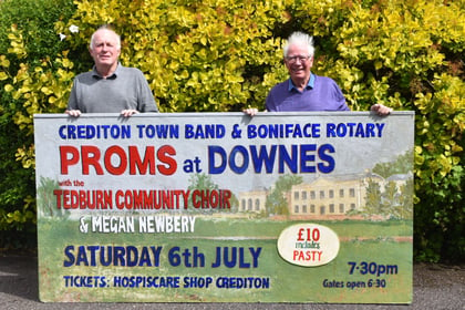 Proms at Downes charity concert coming up this weekend in Crediton