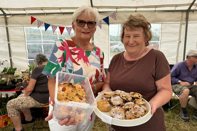 The cake stall was kept busy.  AQ 6226