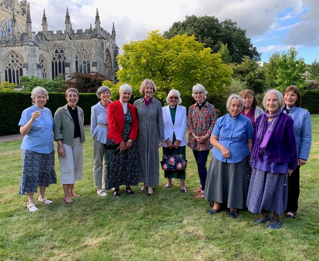 Event marked 30th year of first women priests in Devon
