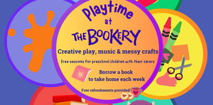 Joy as Lottery funds more child ‘Playtime’ sessions at The Bookery
